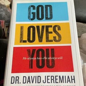 God Loves You Book by Dr. David Jeremiah Signed 1st